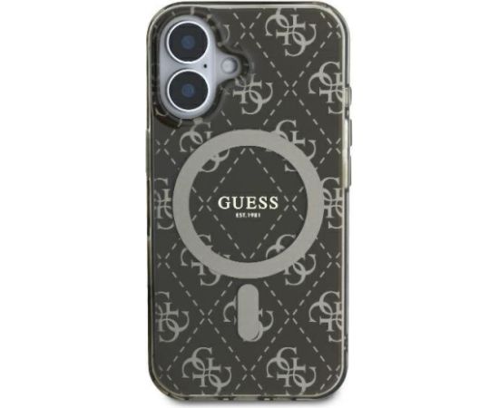 Guess IML 4G Background MagSafe Aizsargapvalks Priekš Apple iPhone 16 Plus