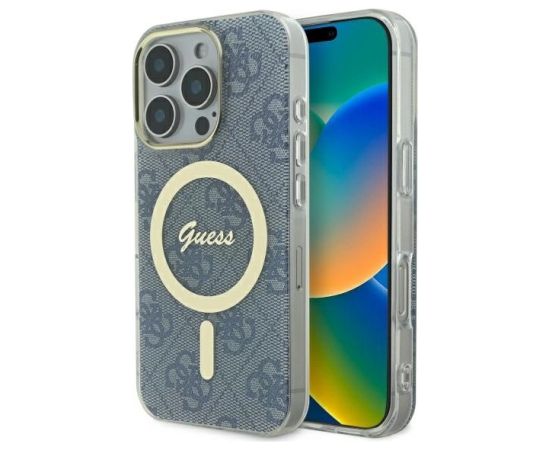 Guess IML 4G MagSafe Защитный Чехол для Apple iPhone 16 Pro