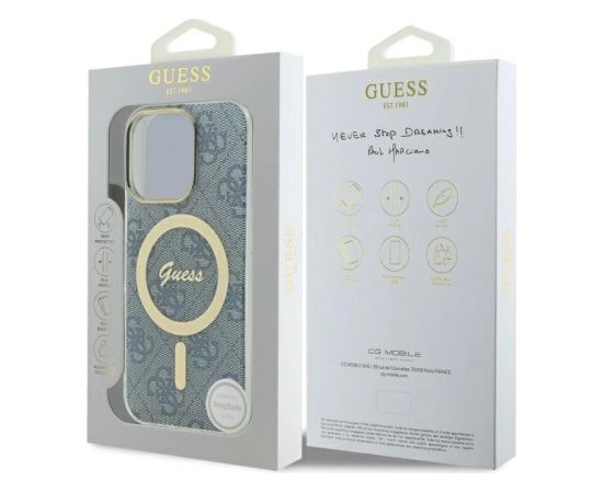 Guess IML 4G MagSafe Защитный Чехол для Apple iPhone 16 Pro