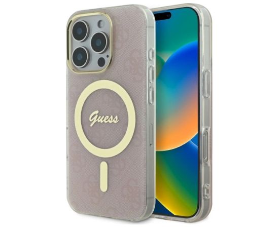 Guess IML 4G MagSafe Защитный Чехол для Apple iPhone 16 Pro