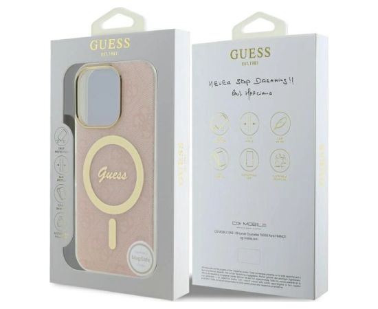 Guess IML 4G MagSafe Защитный Чехол для Apple iPhone 16 Pro