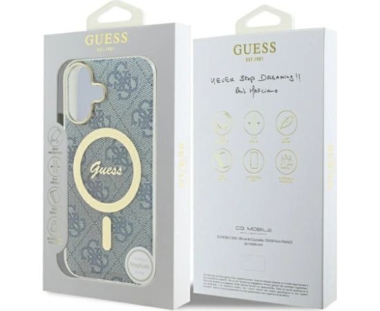 Guess IML 4G MagSafe Защитный Чехол для Apple iPhone 16