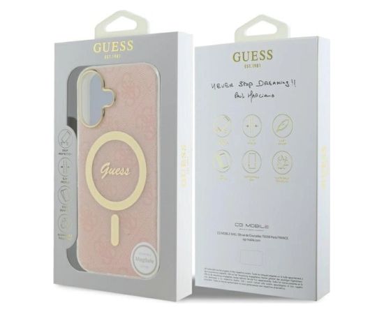 Guess IML 4G MagSafe Защитный Чехол для Apple iPhone 16