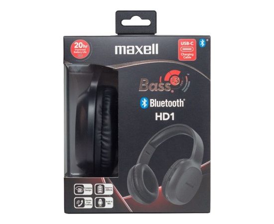 MAXELL Bluetooth wireless headphones HD1 BASS USB-C