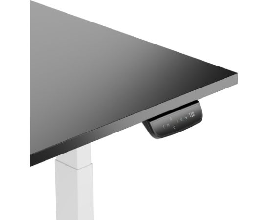 Adjustable Height Table Up Up Thor White, Table top M Black