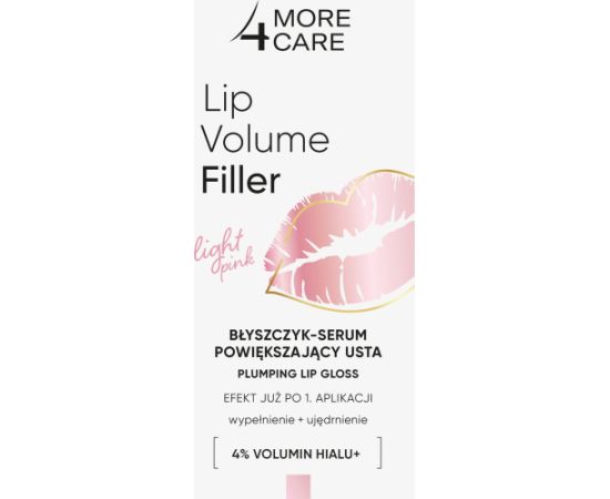 MORE4CARE_Lip Volume Filler błyszczyk-serum powiększający usta Light Pink 4,8g