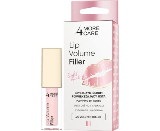 MORE4CARE_Lip Volume Filler błyszczyk-serum powiększający usta Light Pink 4,8g