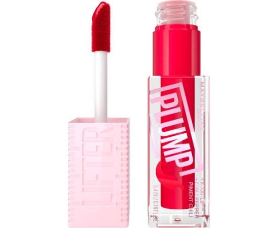 Maybelline  Maybelline Lifter Plump błyszczyk powiększający usta 004 Red Flag 5.4ml