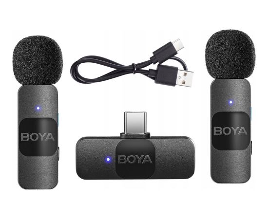 Mikrofon Boya Boya BY-V20 belaidis mikrofonas USB-C