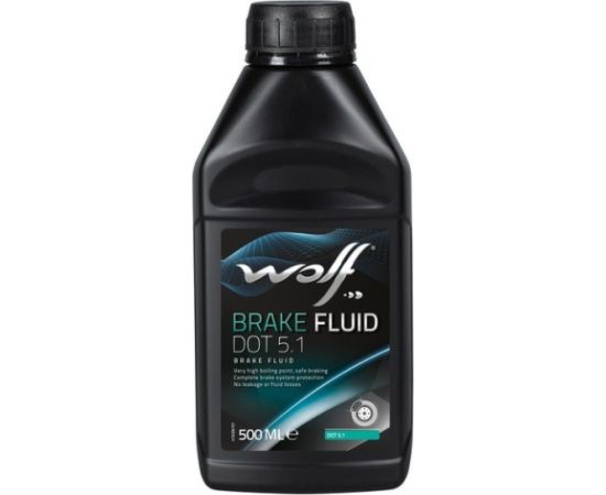 BRAKE FLUID DOT5.1 500ml WOLF Bremžu šķidrums