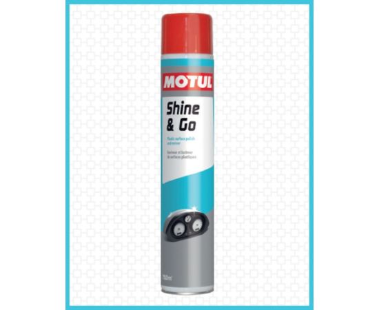 Motul Shine & Go Workshop 750ml Plastmasas kopšanas līdzeklis aerosols