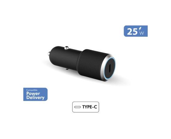 25W USB C PD Power Delivery Car Charger Black - Lifetime Warranty Force Power Lite