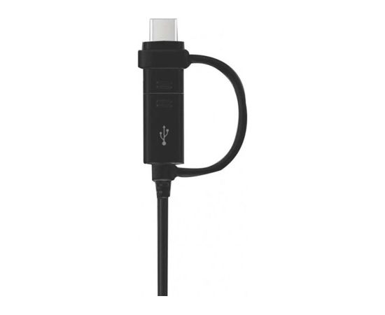 Samsung EP-DG950 USB 2in1 Комбо Type-C и Micro USB Кабель для передачи данных и зарядки 1.2м Черный (OEM)