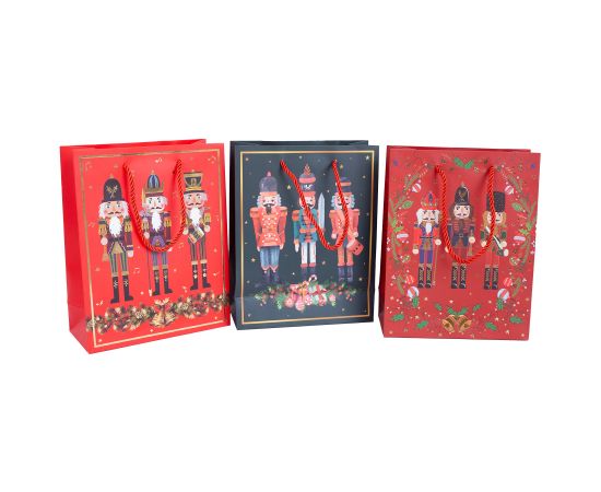 Giftbag NUTCRACKER S, 18x23x8cm, mix