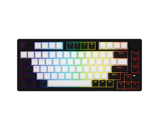 Dareu EK75 RGB wired keyboard (black and white)