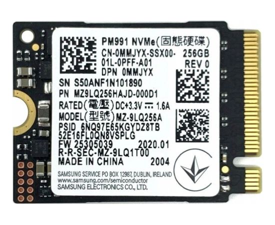 SSD Samsung PM991a 256 GB M.2 2230