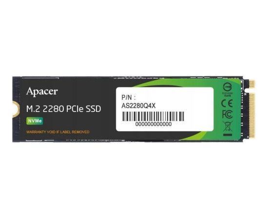 SSD Apacer AS2280Q4X 2TB M.2 PCIe NVMe Gen4 x4 2280 (5000/4400 MB/s) 3D NAND