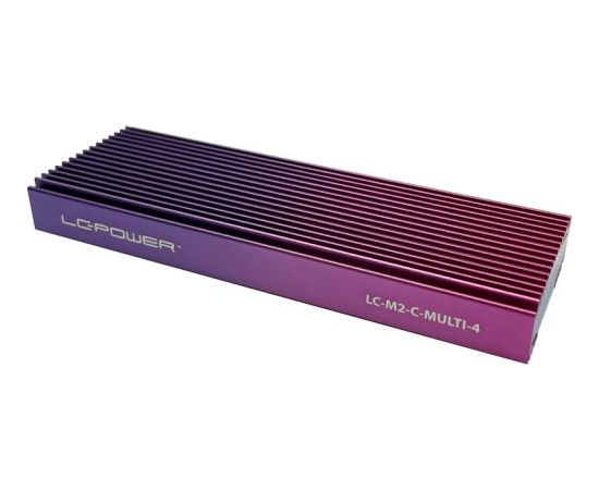 CASE LC-Power SSD-Gehäuse LC-M2-C-Multi-4 -M.2 (NVMe & SATA)