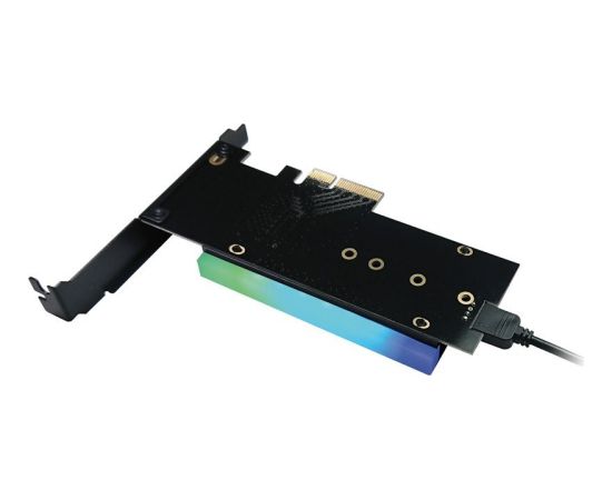 LC-Power LC-PCI-M2-NVME-ARGB PCI controller for an M.2 NVMe SSD