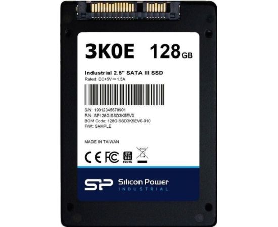 SSD Silicon Power 3K0E Industrial 128GB 2.5 SATA3 (540/230 MB/s)