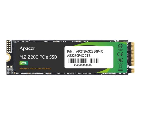 SSD Apacer AS2280P4X 2TB M.2 2280 PCI-E x4 Gen3 NVMe (AP2TBAS2280P4X-1)