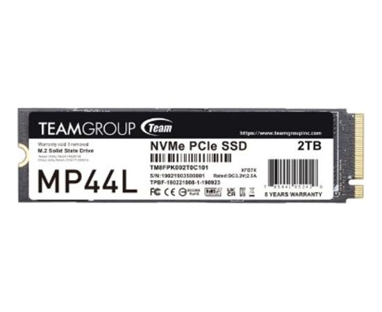 SSD Team Group MP44L 2TB M.2 PCIe NVMe Gen4 x4 (4800/4400)