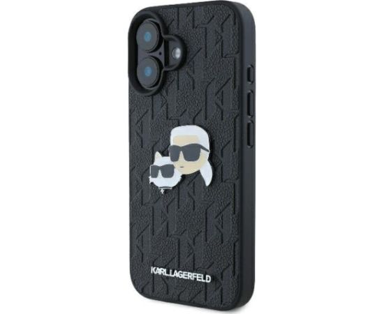 Karl Lagerfeld Monogram Karl&Chaoupette Head Pin Aizsargapvalks Priekš Apple iPhone 16