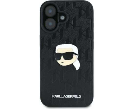 Karl Lagerfeld Monogram Karl Head Pin Aizsargapvalks Priekš Apple iPhone 16