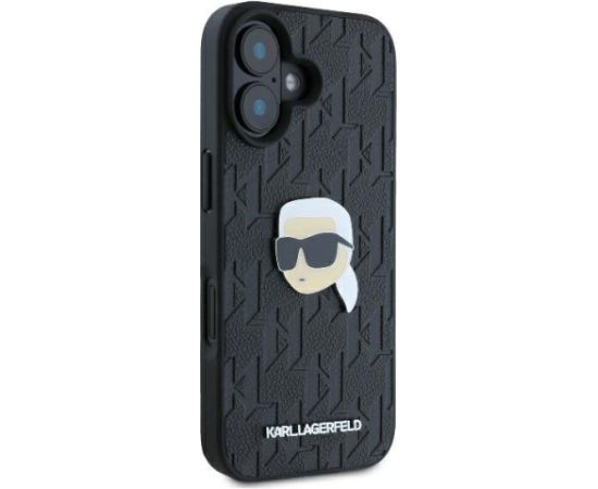 Karl Lagerfeld Monogram Karl Head Pin Aizsargapvalks Priekš Apple iPhone 16