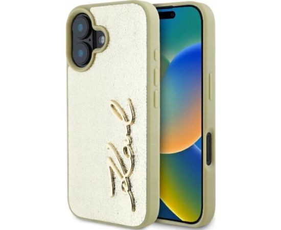 Karl Lagerfeld Metal Signature Aizsargapvalks priekš Apple iPhone 16