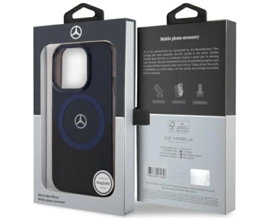 Mercedes-benz Mercedes Double Layer BiColor MagSafe Aizsargapvalks Priekš Apple iPhone 16 Pro Max