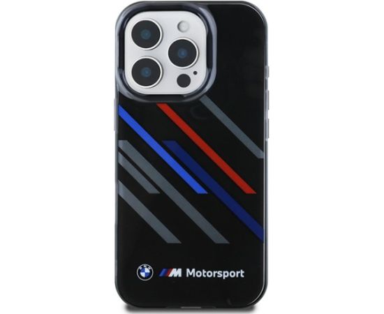 BMW Motorsport IML Random Stripes Aizsargapvalks Priekš Apple iPhone 16 Pro