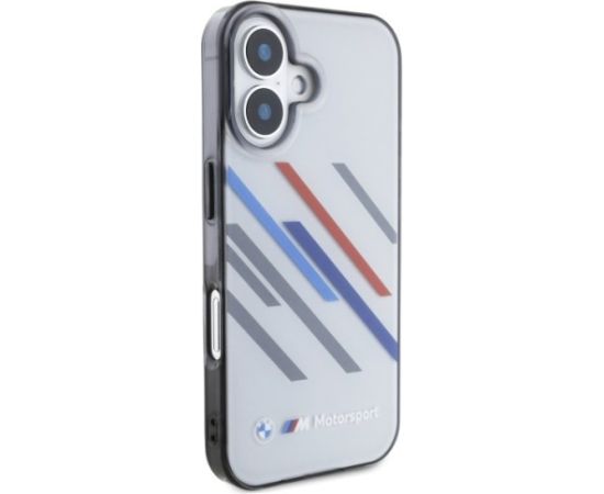 BMW Motorsport IML Random Stripes Защитный Чехол для Apple iPhone 16 Plus