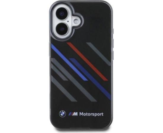 BMW Motorsport IML Random Stripes Aizsargapvalks Priekš Apple iPhone 16 Plus