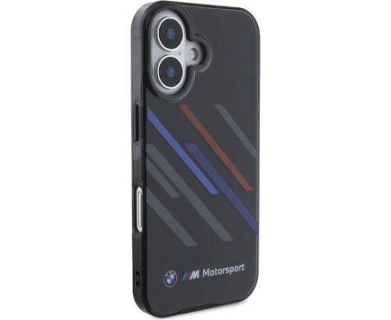 BMW Motorsport IML Random Stripes Aizsargapvalks Priekš Apple iPhone 16 Plus