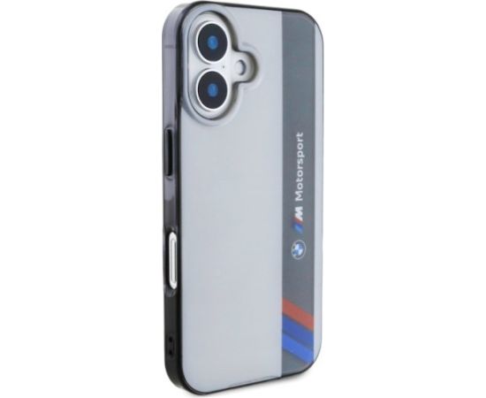 BMW Motorsport IML Vertical Stripe Aizsargapvalks Priekš Apple iPhone 16 Plus