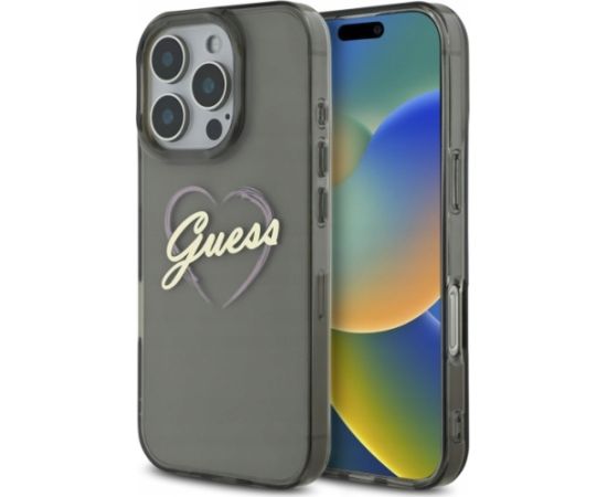 Guess IML Heart Aizsargapvalks Priekš Apple iPhone 16 Pro