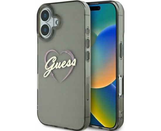 Guess IML Heart Aizsargapvalks Priekš Apple iPhone 16 Plus