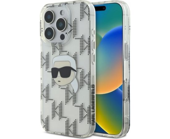 Karl Lagerfeld IML Karl Head Electroplated Aizsargapvalks Priekš Apple iPhone 16 Pro Max