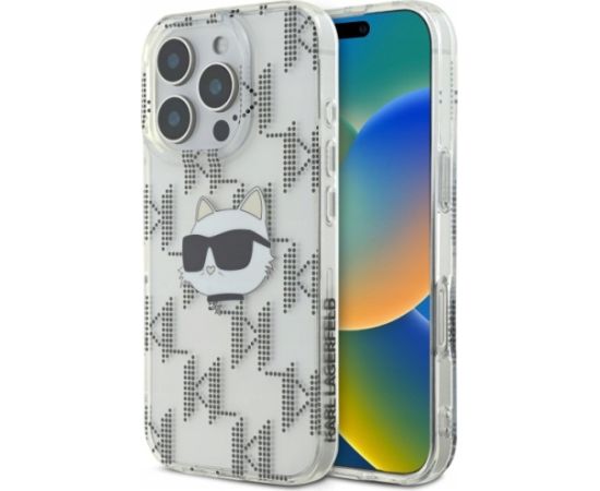 Karl Lagerfeld IML Choupette Head Electroplated Aizsargapvalks Priekš Apple iPhone 16 Pro Max