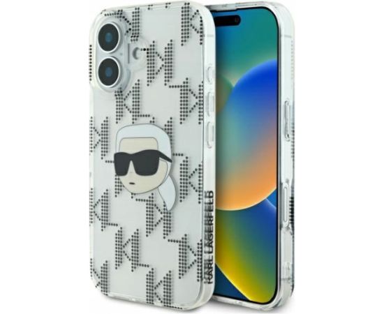 Karl Lagerfeld IML Karl Head Electroplated Aizsargapvalks Priekš Apple iPhone 16