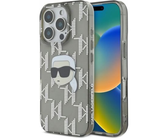 Karl Lagerfeld IML Karl Head Electroplated Aizsargapvalks Priekš Apple iPhone 16