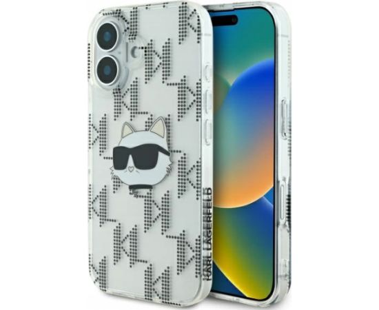 Karl Lagerfeld IML Choupette Head Electroplated Aizsargapvalks Priekš Apple iPhone 16