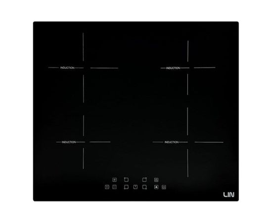 LIN Induction cooktop LI-A23511 4 zones 7400 W Black