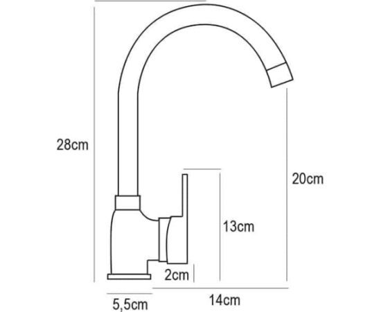 PYRAMIS BELLO granite faucet vanilla