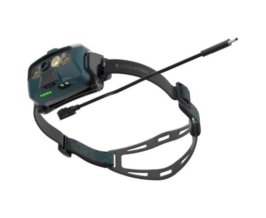 Ledlenser HF8R Core teal Green - Headband flashlight LED, green