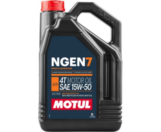 Motul NGEN 7 4T 15W-50 4L API SN, JASO MA2