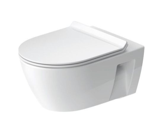 Duravit pods No.1 Rimless, ar vāku, stiprināms pie sienas, 401x430x565 mm, balts HG