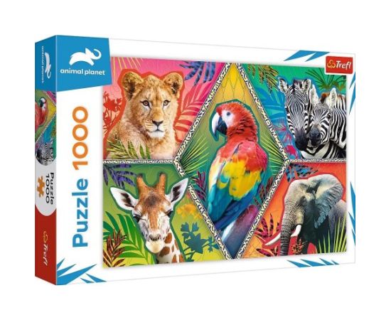 Пазл TREFL Экзотические животные Animal Planet 1000 шт. 12+ T10671