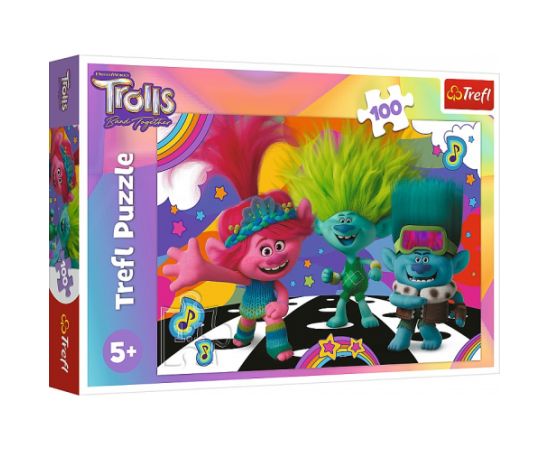 Puzlis TREFL Trolls 3 100 gb. 5+ T16461